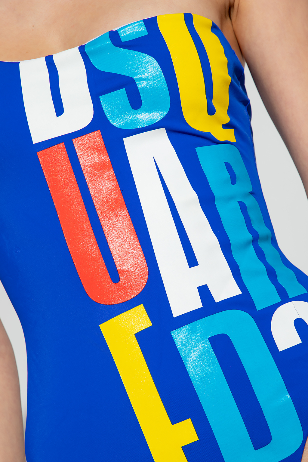 ビキニ Dsquared2 D6BGI3430 ISA01 LOGO-PRINT ONE-SHOULDER Swimsuit Women's Beachwear: Bikini, Swimsuits, Towels | DSQUARED2